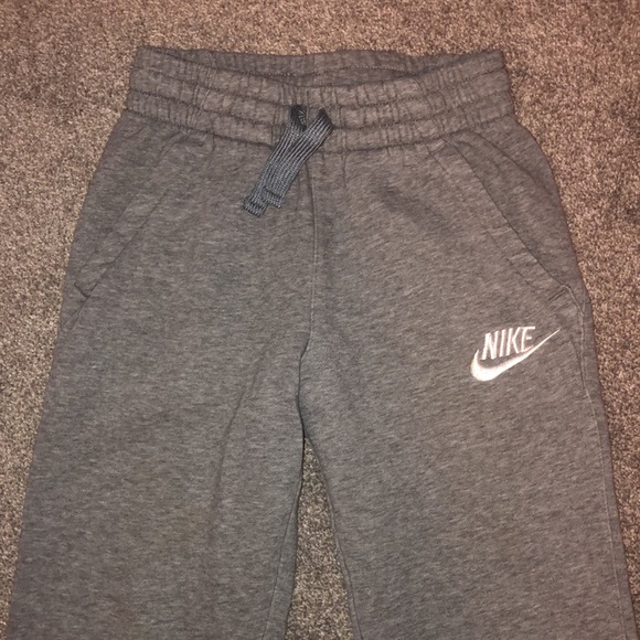 Nike Kids Boys Unisex Gray Sweatpants - Picture 2 of 4
